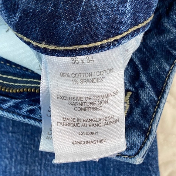 Denver Hayes Relaxed Taper Jeans Mens 36W - Picture 11 of 11